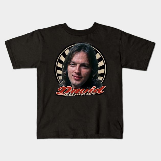 Vintage 80s David Gilmour Kids T-Shirt by Motor Ilang